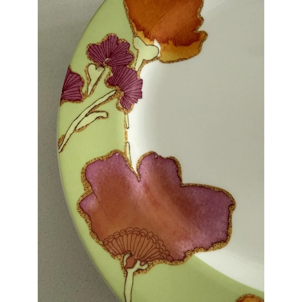 Lenox Floral Fusion Dinner Plates Stephanie Ryan Floral Design 11.5
